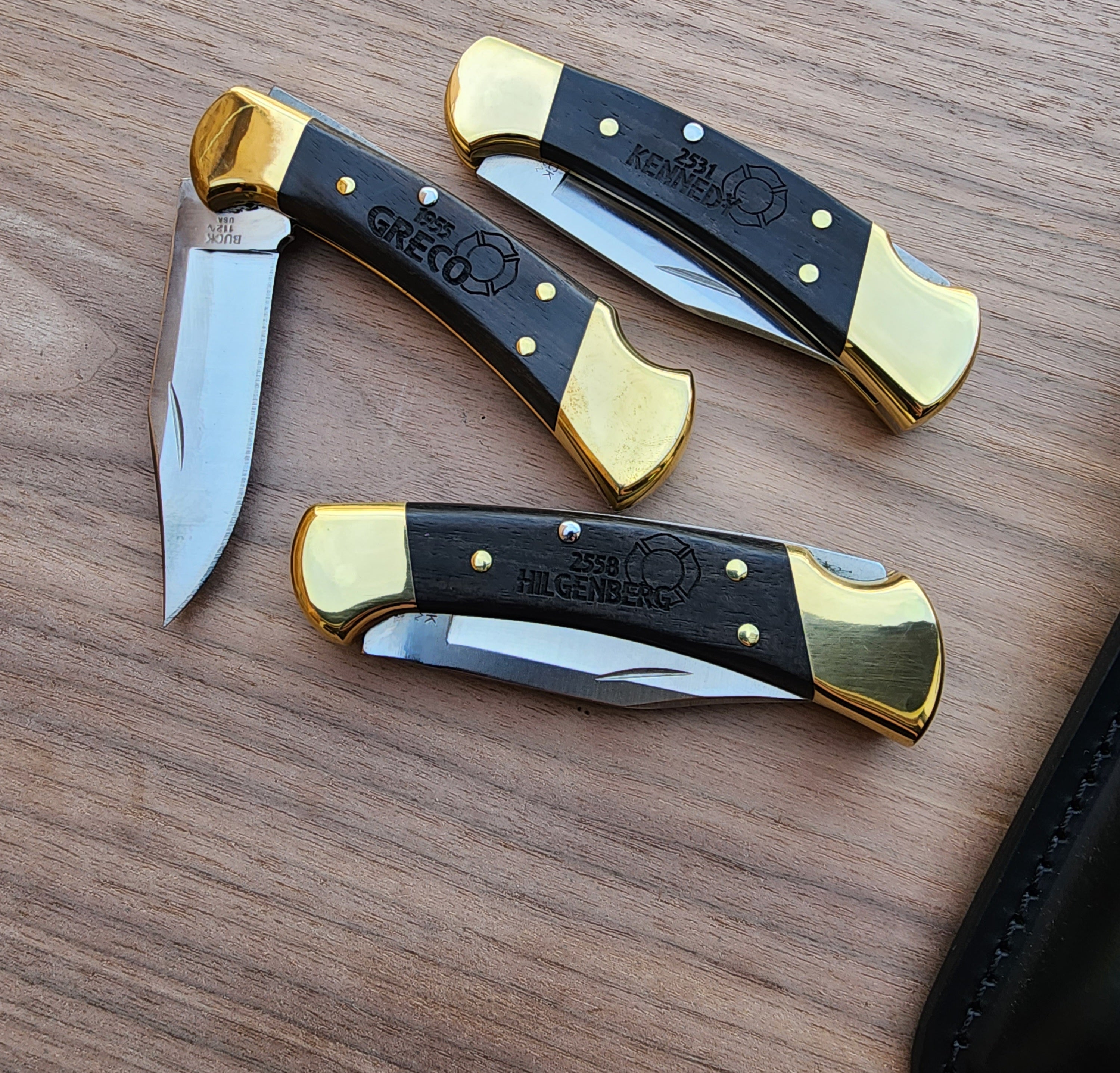 Buck 110 Custom Engraved Knife