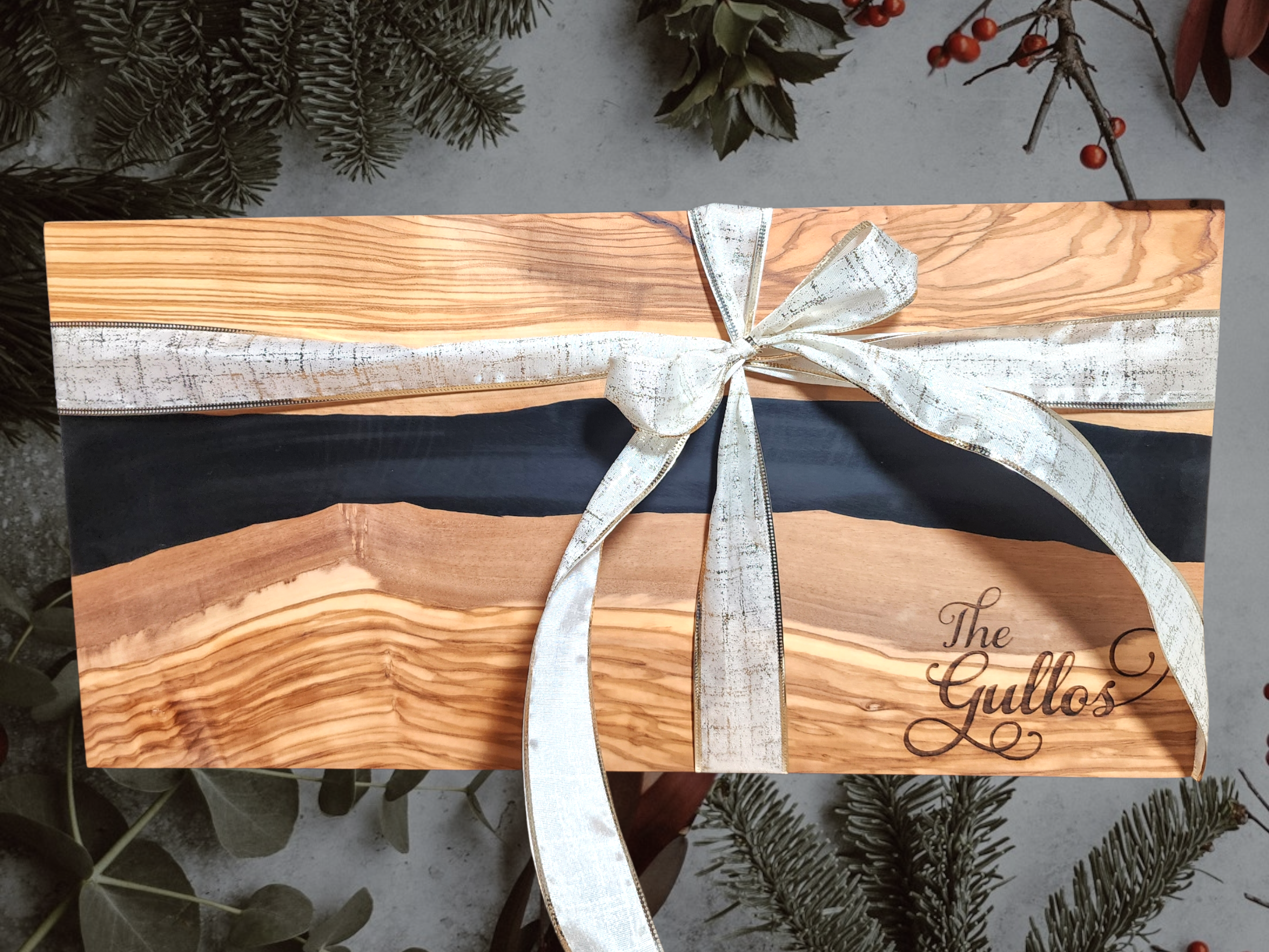 Olivewood and Resin Board