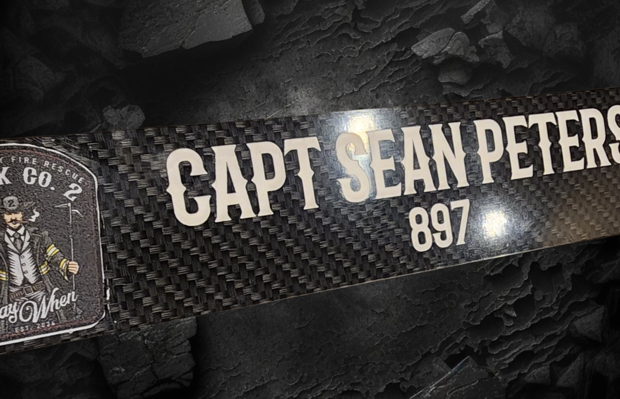 Custom Gear Rack Name Plate