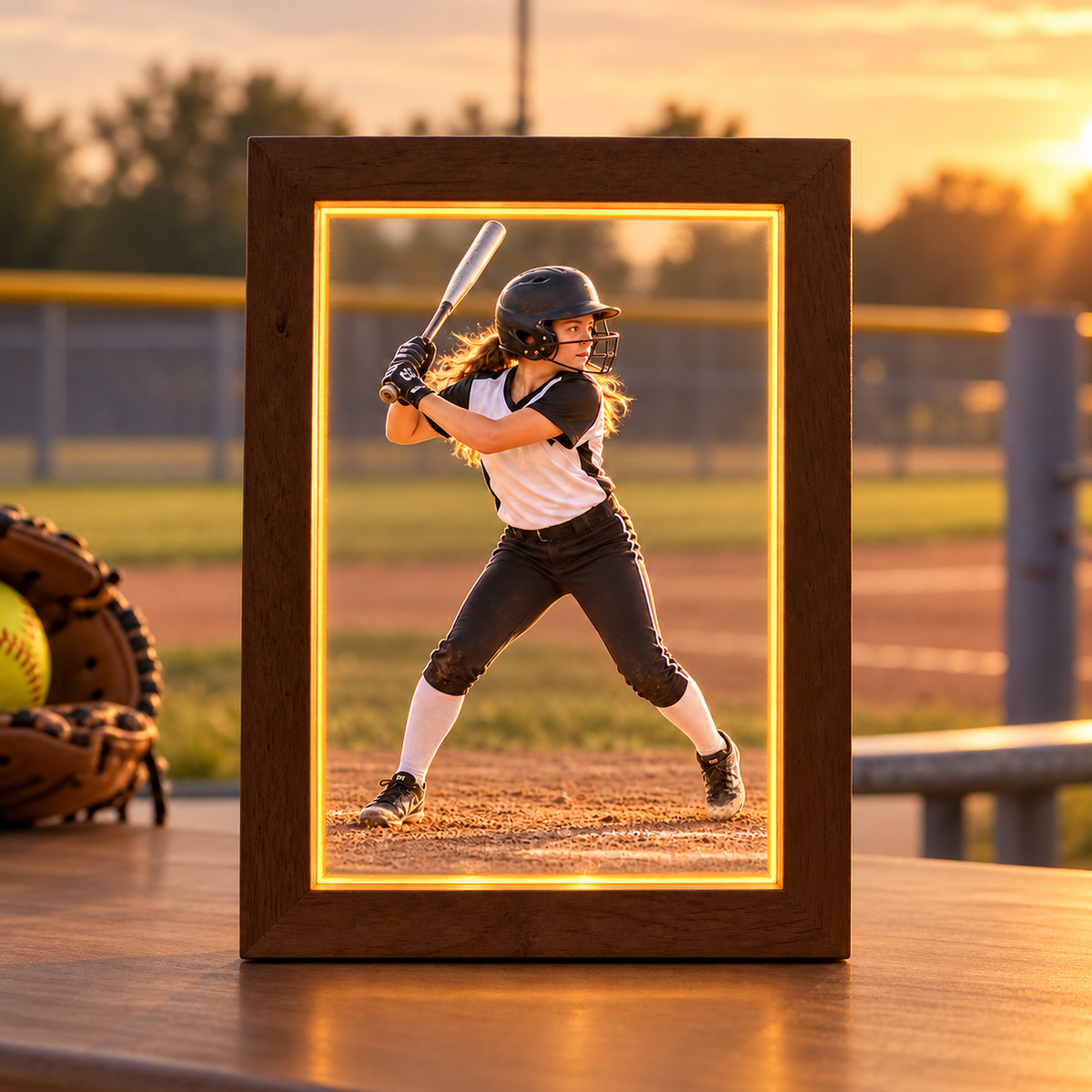 LED print frame