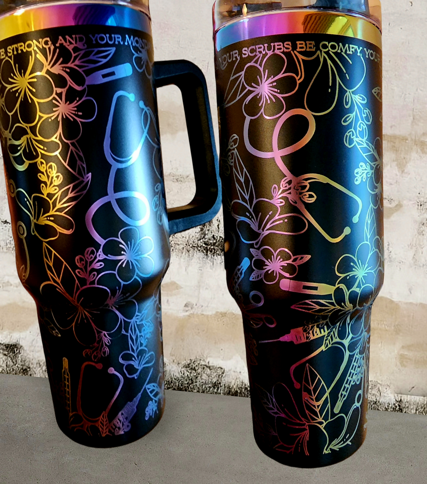 Cup, Tumblers, and Coozies