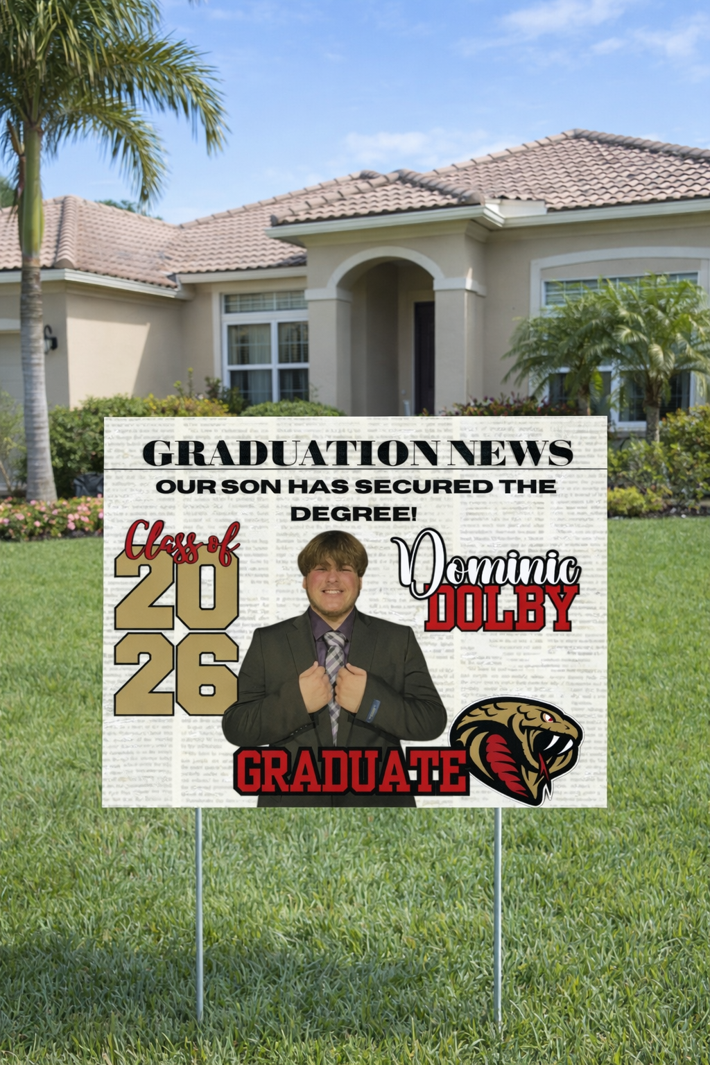 Graduation School Yard Signs