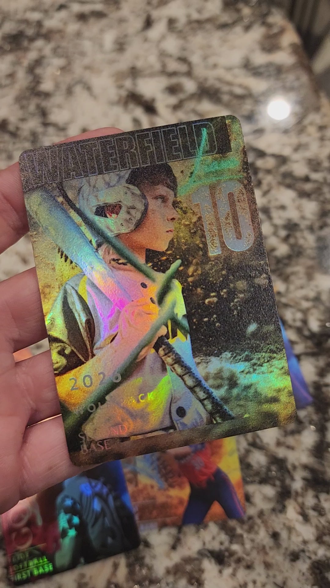 HOLOGRAPHIC SOFTBALL TRADING CARD